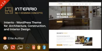 Interrio – WordPress Theme for Architecture and Interior Design