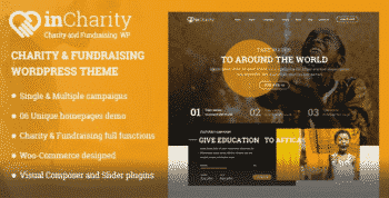InCharity | Fundraising, Non-profit organization WordPress Theme