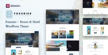 Foxuries - Resort & Hotel WordPress Theme