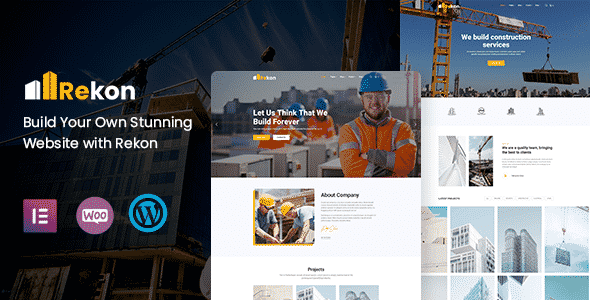 Rekon - Construction WordPress Theme