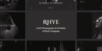 Rhye – AJAX Portfolio HTML5 Template