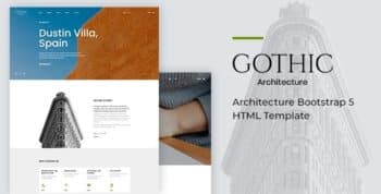 Gothic - Architecture Bootstrap 5 HTML Template