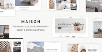 Maison - Modern Theme for Interior Designers and Architects