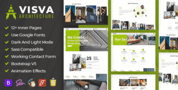 Visva - Architect & Interior Design Bootstrap 5 Template