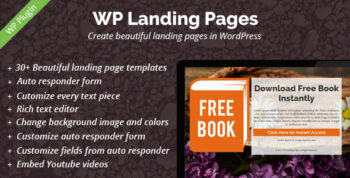 WP Landing Pages Pro - 30+ Landing Page Templates Included