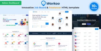 Workoo - Job Board & Freelancer Marketplace  HTML Template
