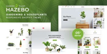 Hazebo - Gardening & Houseplants Responsive Shopify Theme