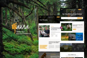 Fauna - Wildlife Tours Elementor Template Kit