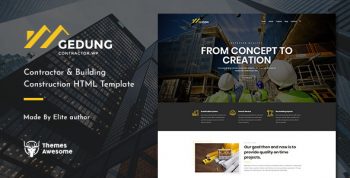 Gedung | Contractor & Building Construction HTML Template