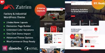 Zatrim - Factory Industrial WordPress Theme