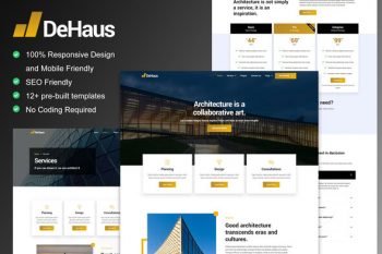 Dehaus - Interior Design & Architecture Elementor Template Kit