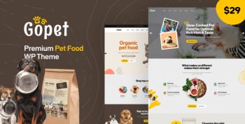 Gopet - Pet Food WooCommerce WordPress Theme