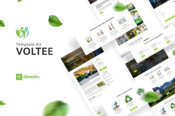 Voltee - Volunteering Service Elementor Template Kit