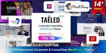 TAELED - Corporate Consulting WordPress Theme